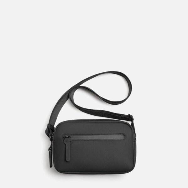 Men Zara Rubberised Crossbody Bag
