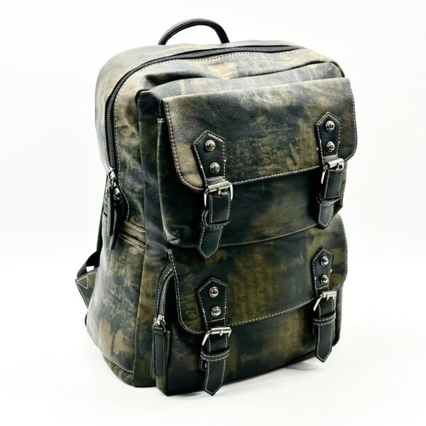 Vintage Style Leather Backpack