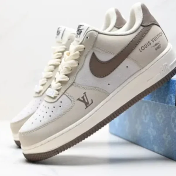 Nike Air Force 1 Louis Vuitton Brown Cream