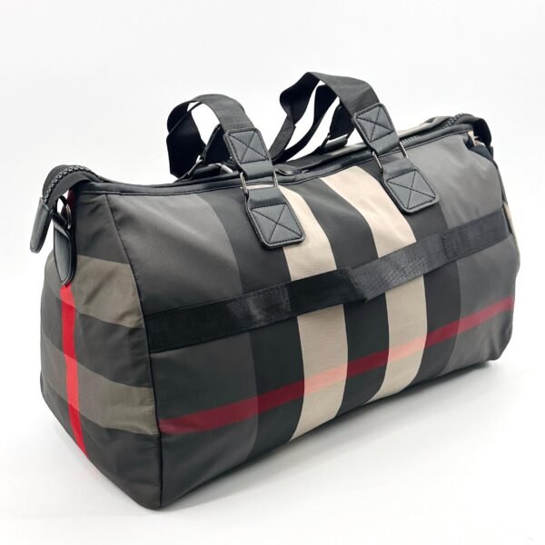 Black and White Duffle Bag