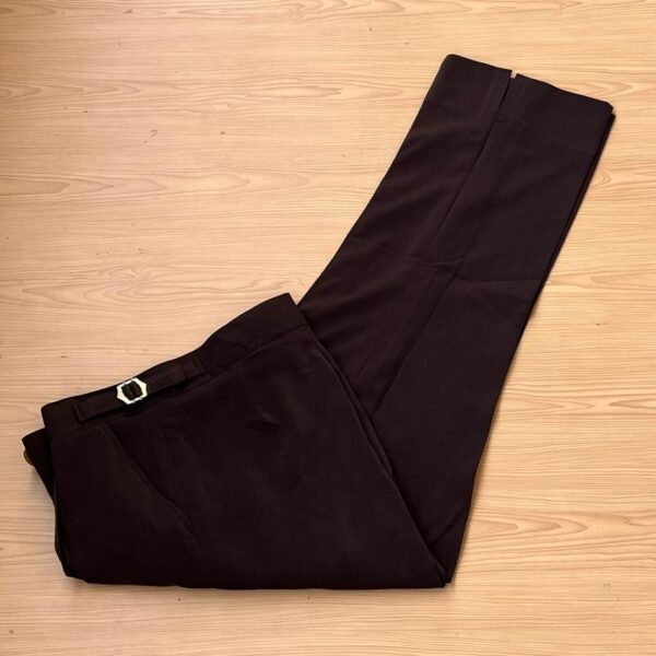 Zara - Material Trousers (Coffee)
