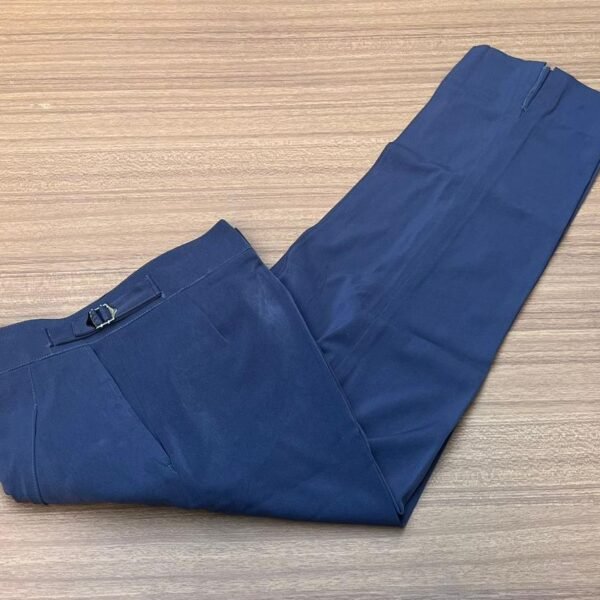 Zara - Material Trousers (Blue Black)